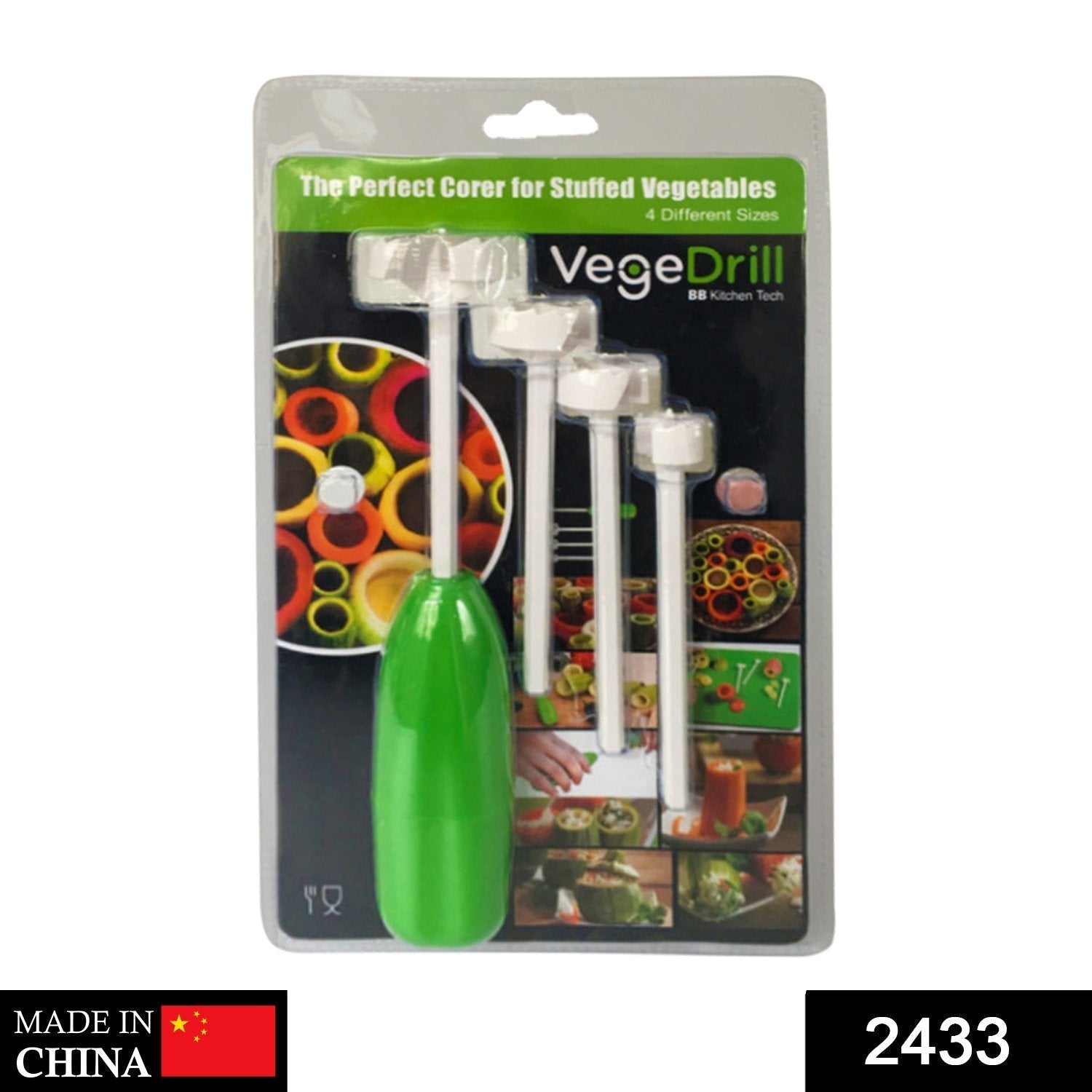 Veg Drill Vegetable Spiralizer Digging for Stuffed Vegetables Veg Drill Vegetable Spiralizer Digging for Stuffed Vegetables